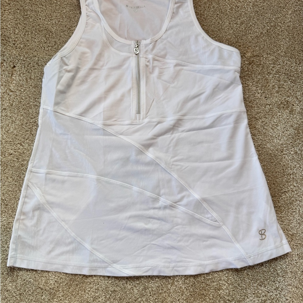 SofiBella White Tennis Tank Top